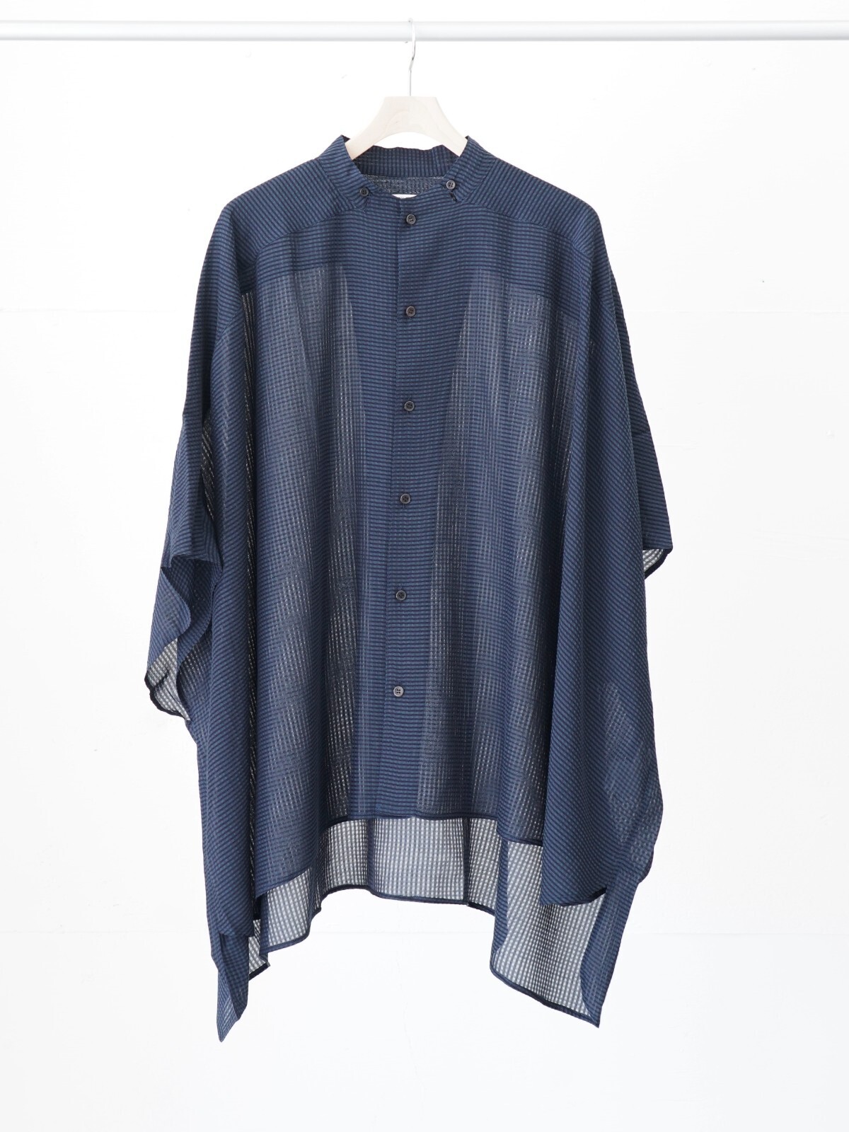 スタンドカラーシアーポンチョシャツ - セブンバイセブン メンズ｜公式