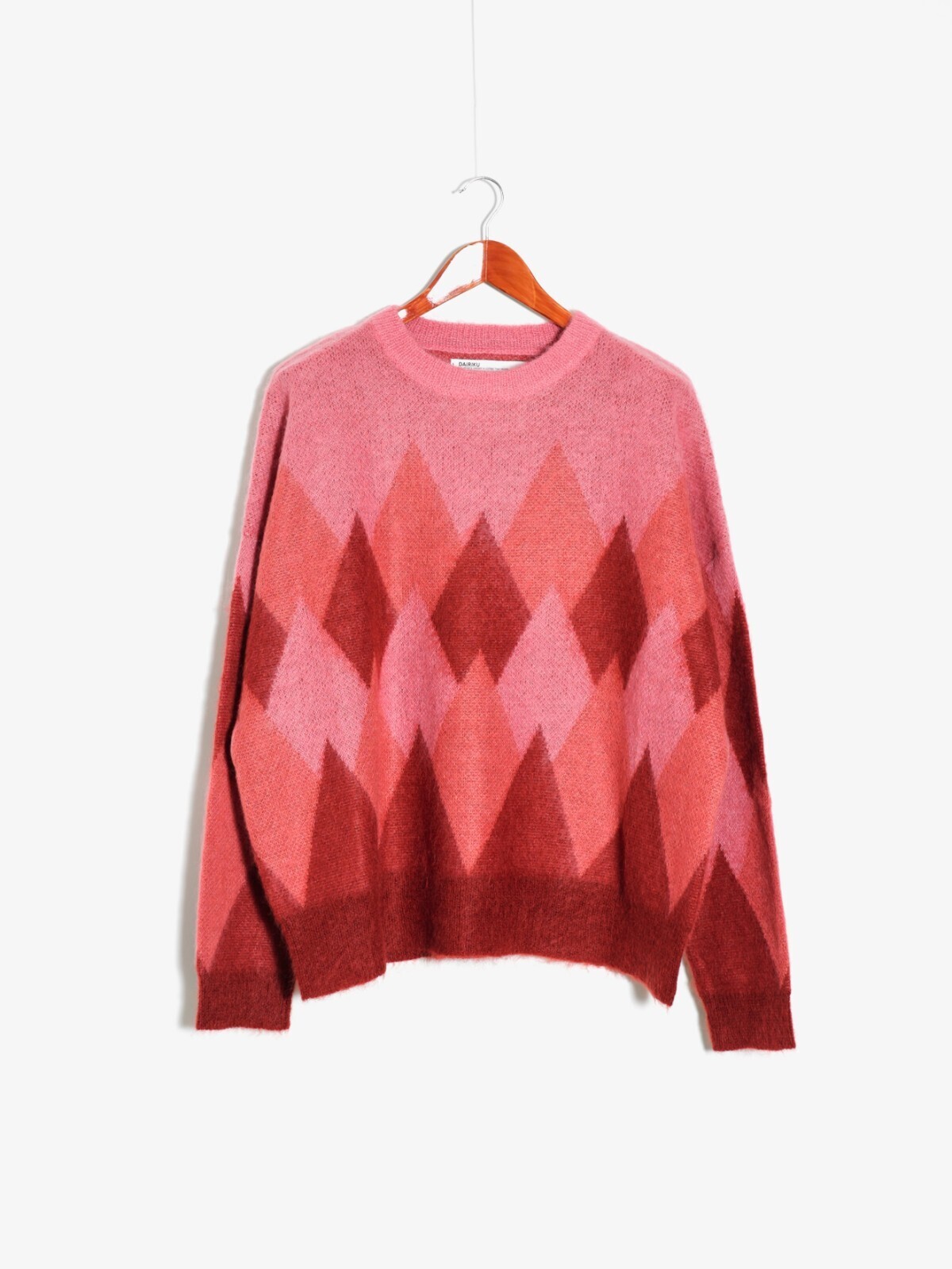 アーガイル モヘア プルオーバーニット - ダイリク レディース