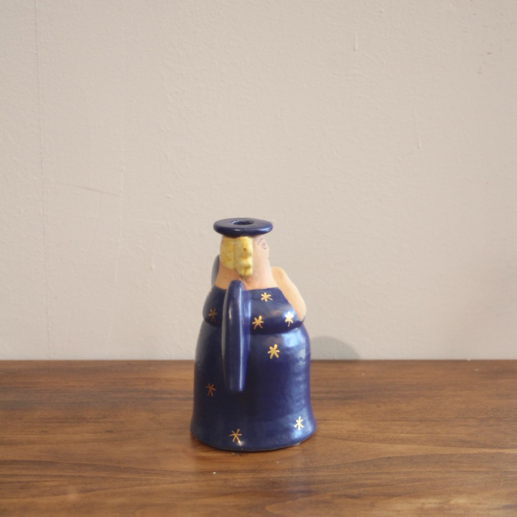 リサラーソン / Lisa Larson 天使 キャンドルホルダー エンジェル 中古