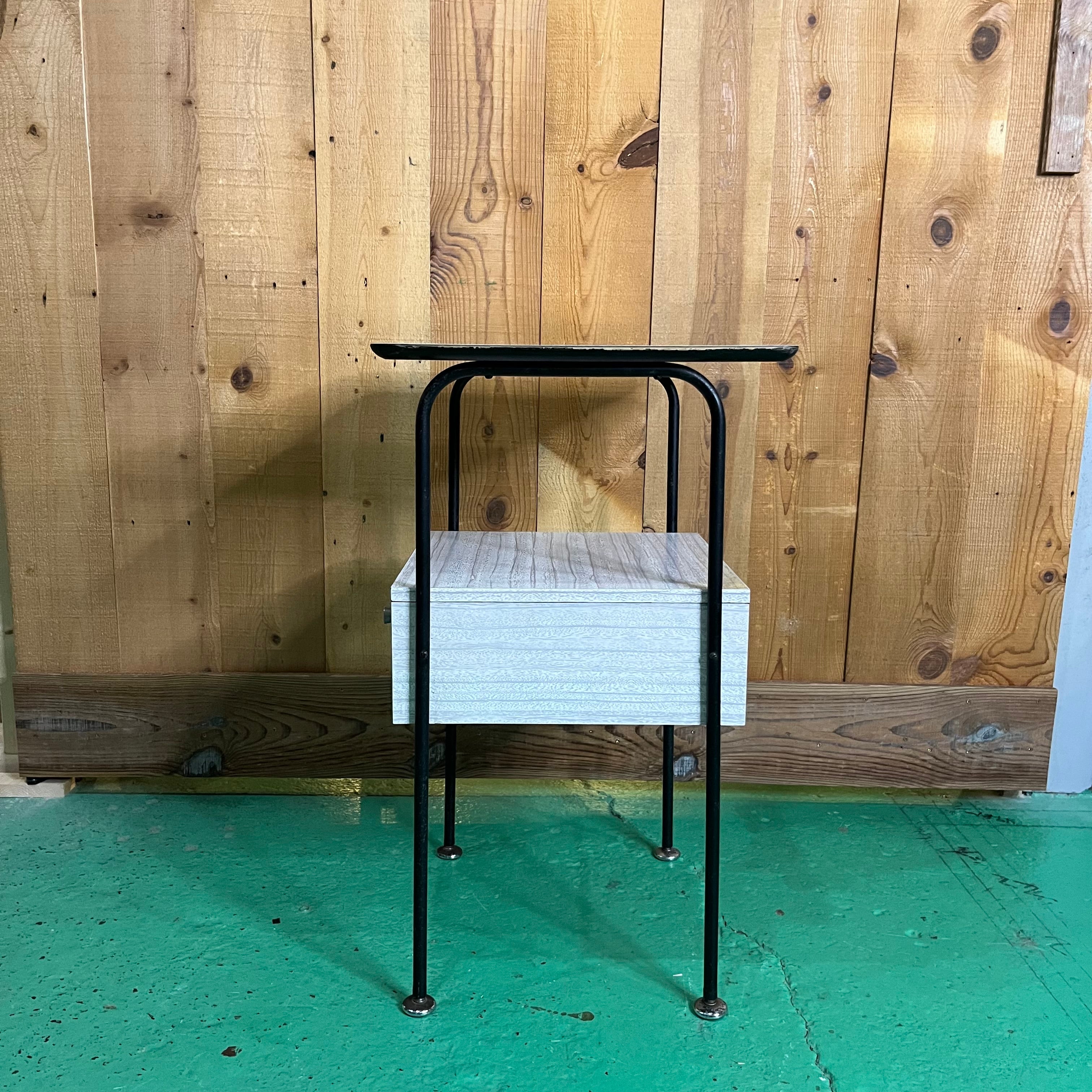 アイアンフレーム サイドテーブル ミニキャビネット ロイズ