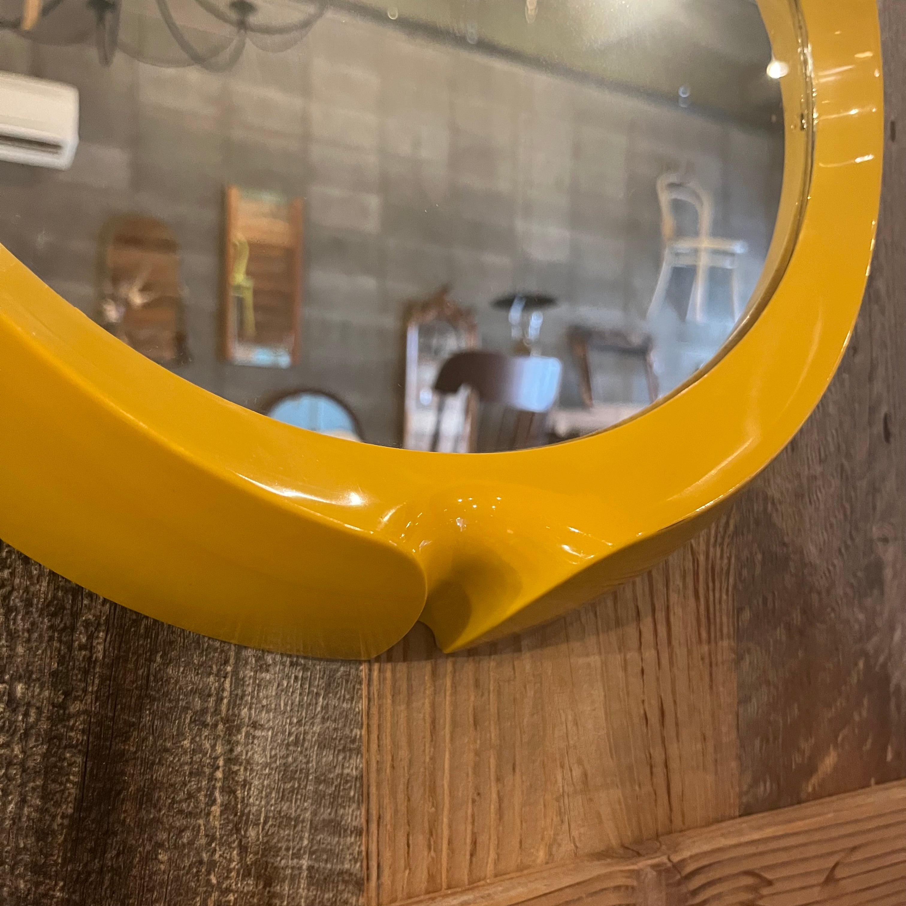 ボンボア / bomboa ウォールミラー スペースエイジ イエロー