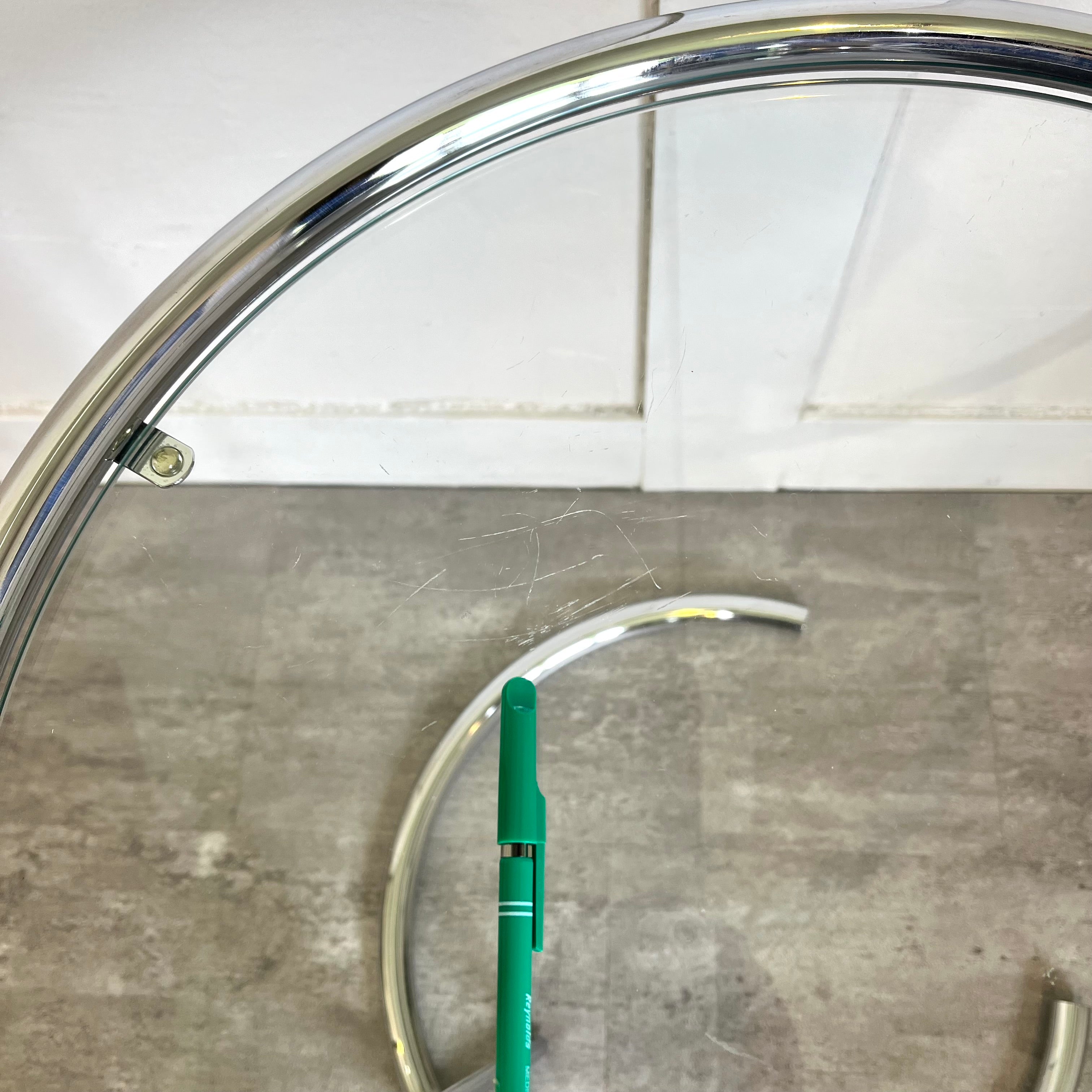 クラシコン/Classi Con/E-1027アジャスタブルテーブル クリアガラス