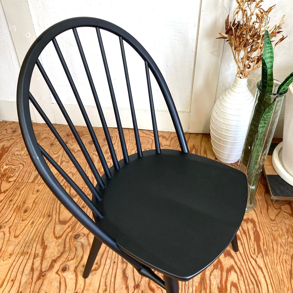 柏木工 / KASHIWA LEIチェア LDC01F ブラック フープバックチェア 展示