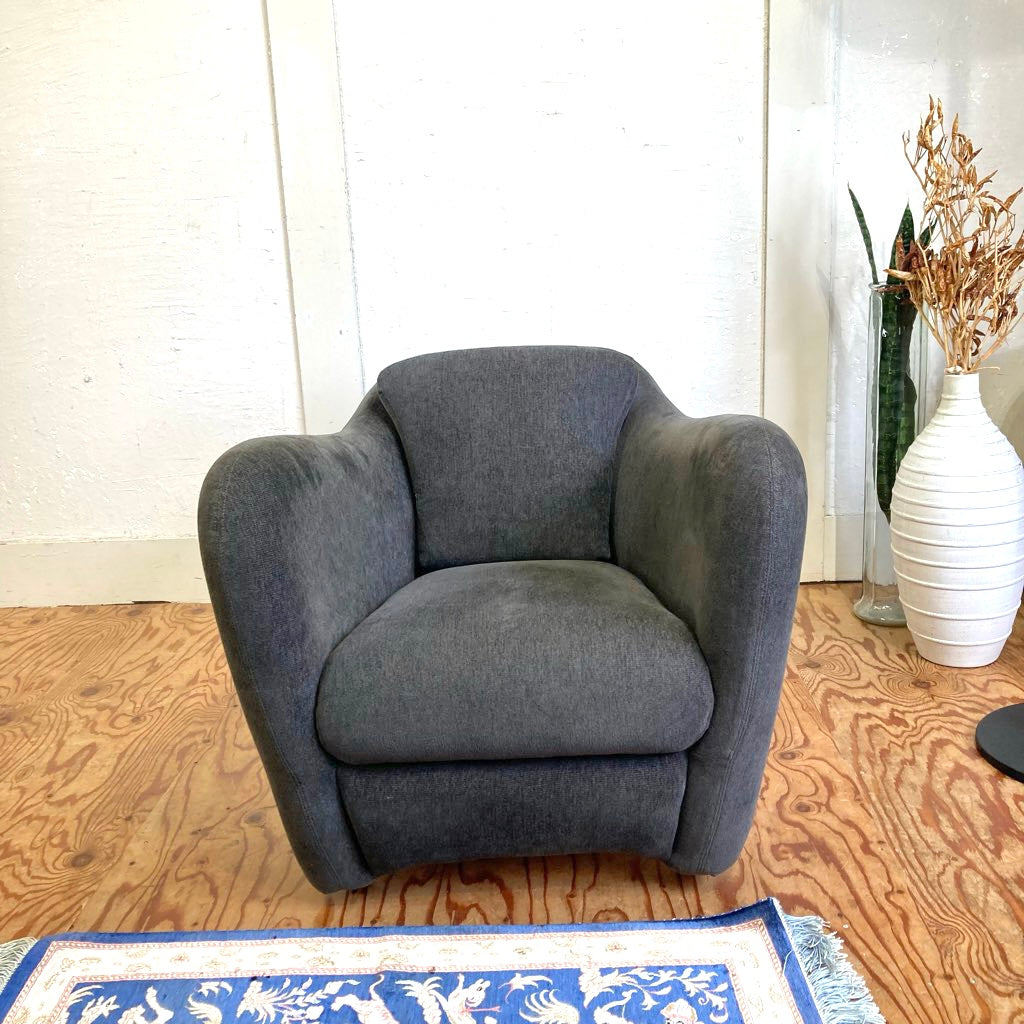 イデー / IDEE ミニミラーアームチェア チャコール 中古 グレー 子供