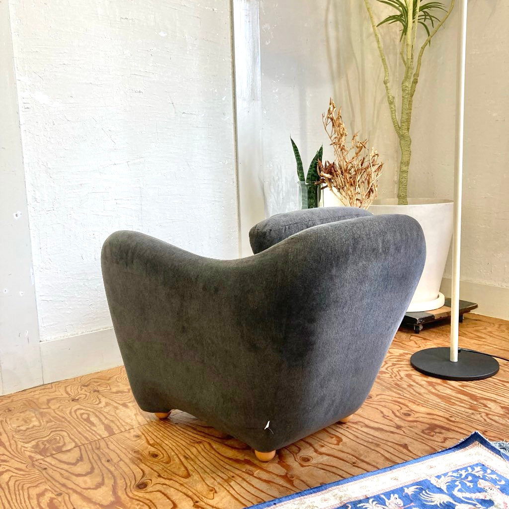 イデー / IDEE ミニミラーアームチェア チャコール 中古 グレー 子供