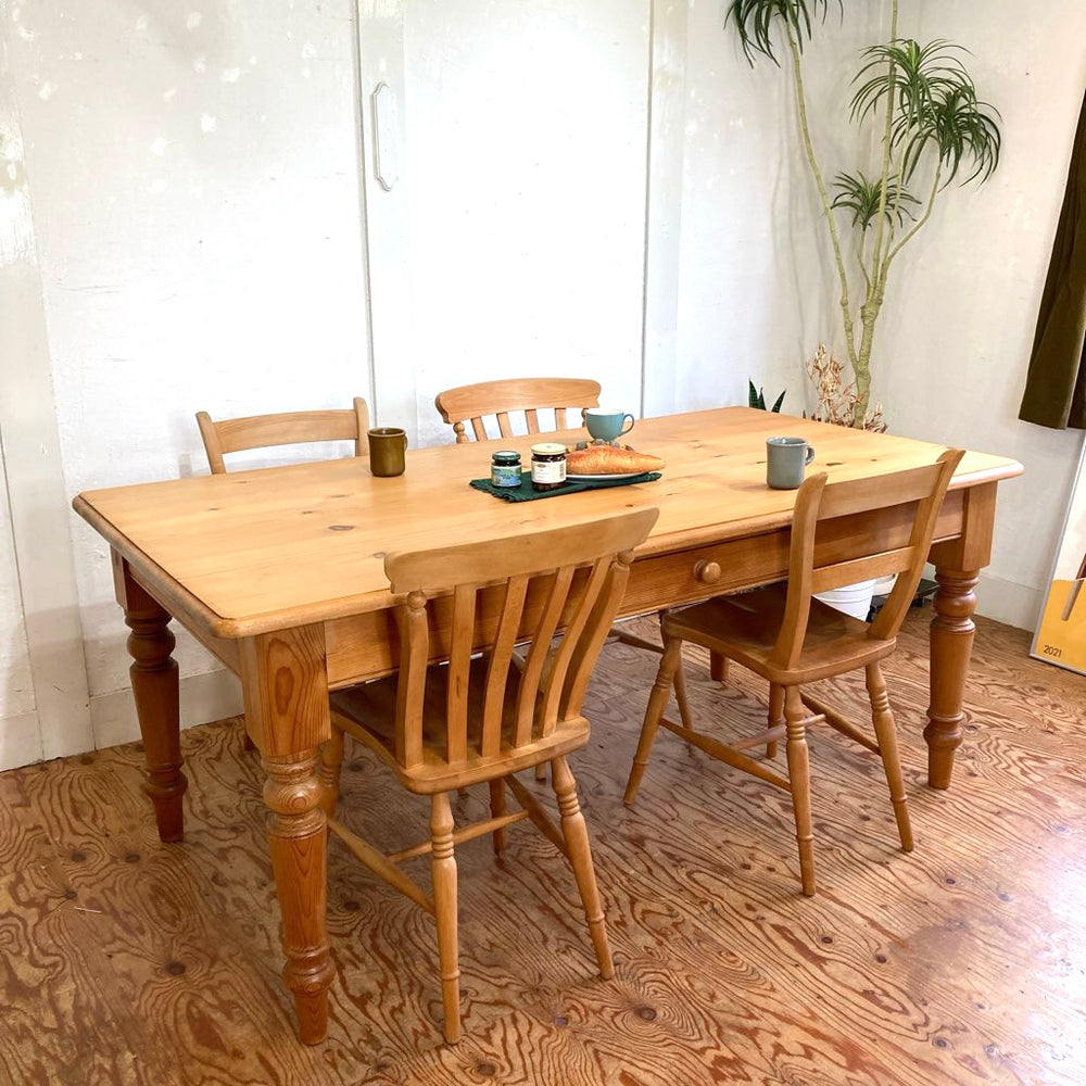 ペニーワイズ☆パイン無垢材☆ダイニングテーブル THE PENNY WISE 13万