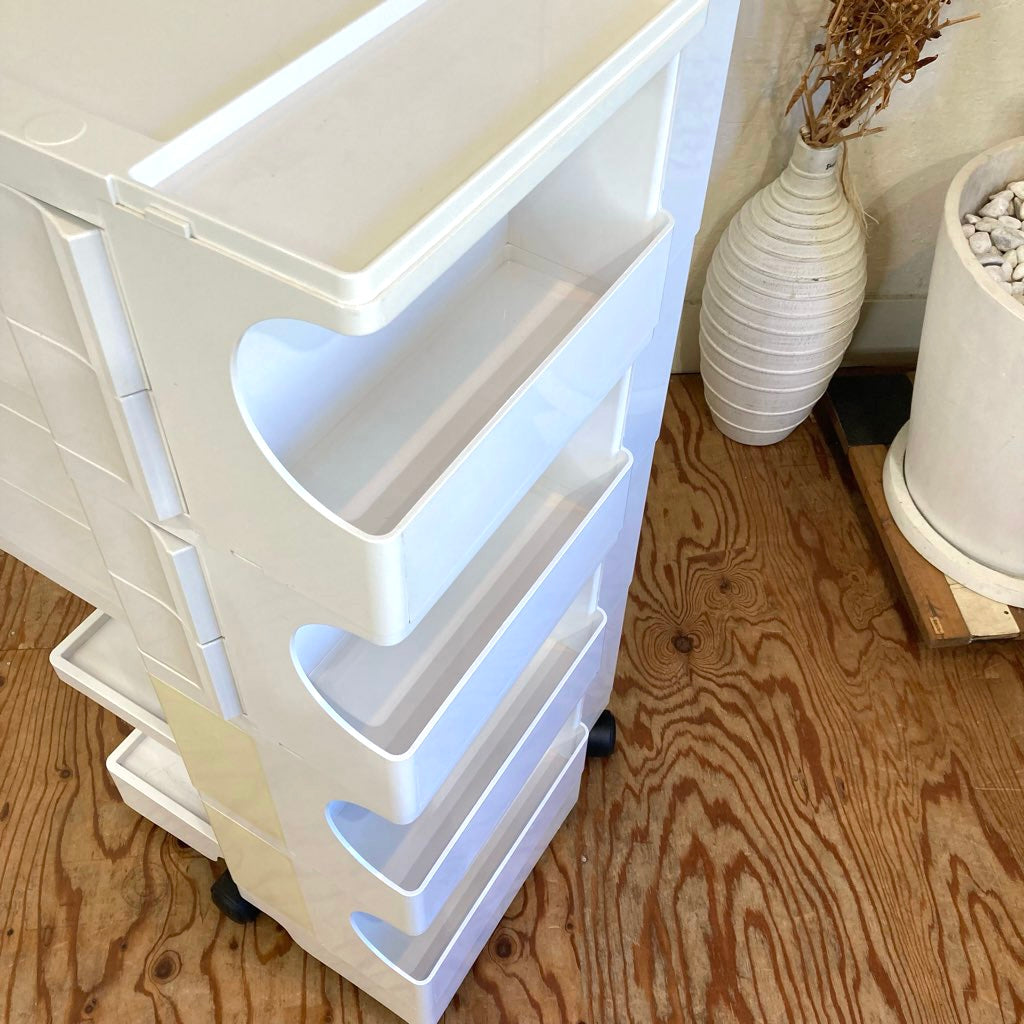 ビーライン B-LINE ボビーワゴン 4段4トレイ ホワイト 白 中古