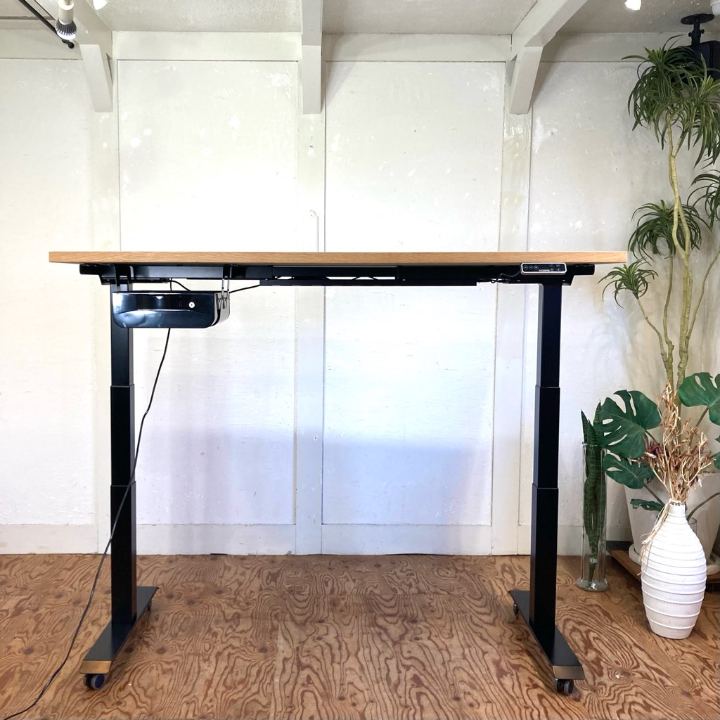 Kanademono 金物家具のかなでもの FlexiSpot E7 リノリウム天板 電動