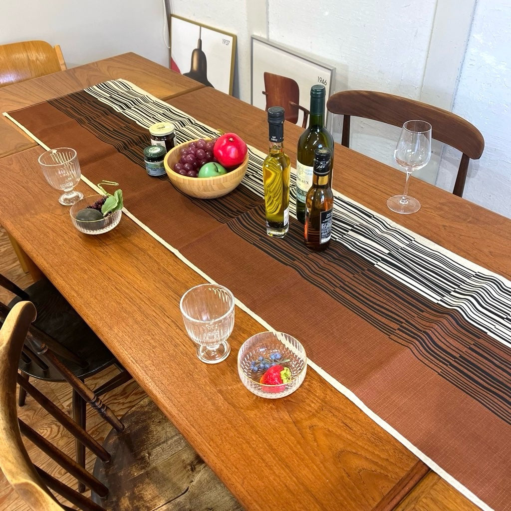 チーク材 伸長式 ダイニングテーブル ドローリーフ 北欧 ヴィンテージ