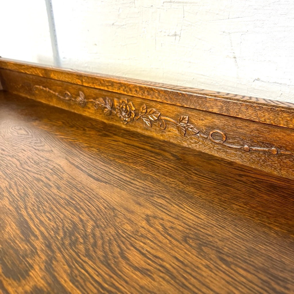 カントリーハウス 三越ブルージュ ステンドグラス扉のサイドボード