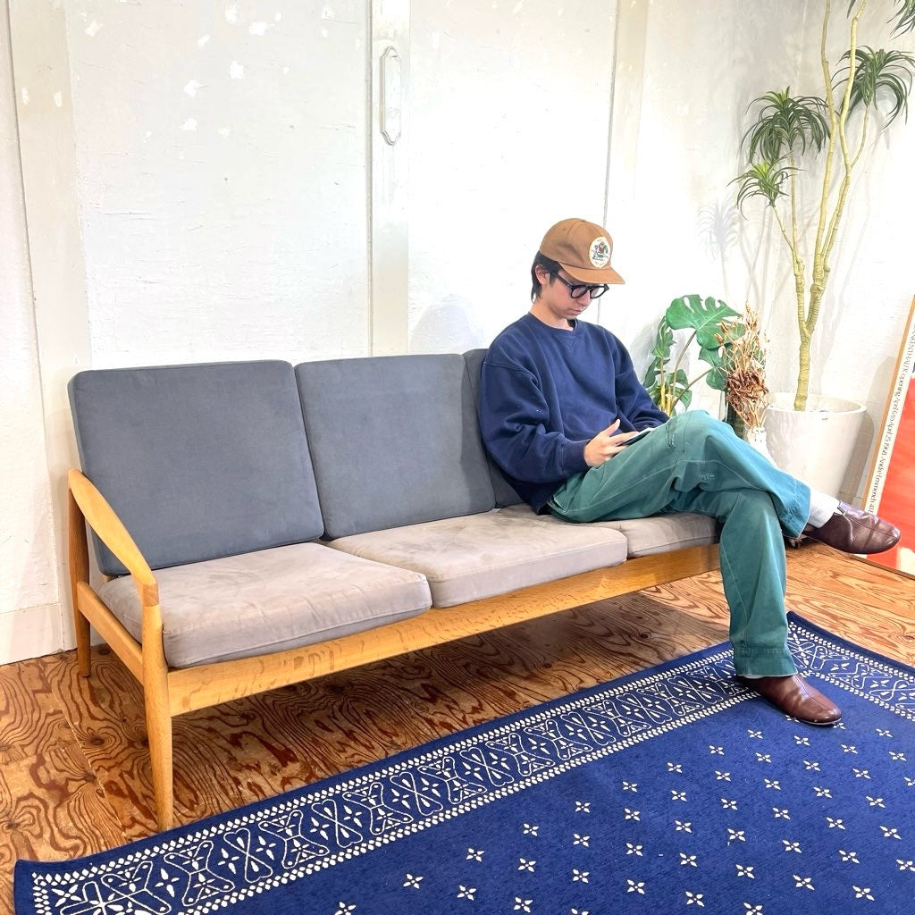 宮崎椅子製作所 ペーパーナイフソファ カイ・クリスチャンセン 3人掛け