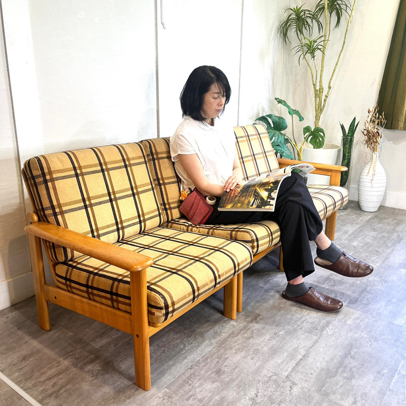 カリモク オールド ヴィンテージ 1人用 ソファ ソファー 昭和レトロ