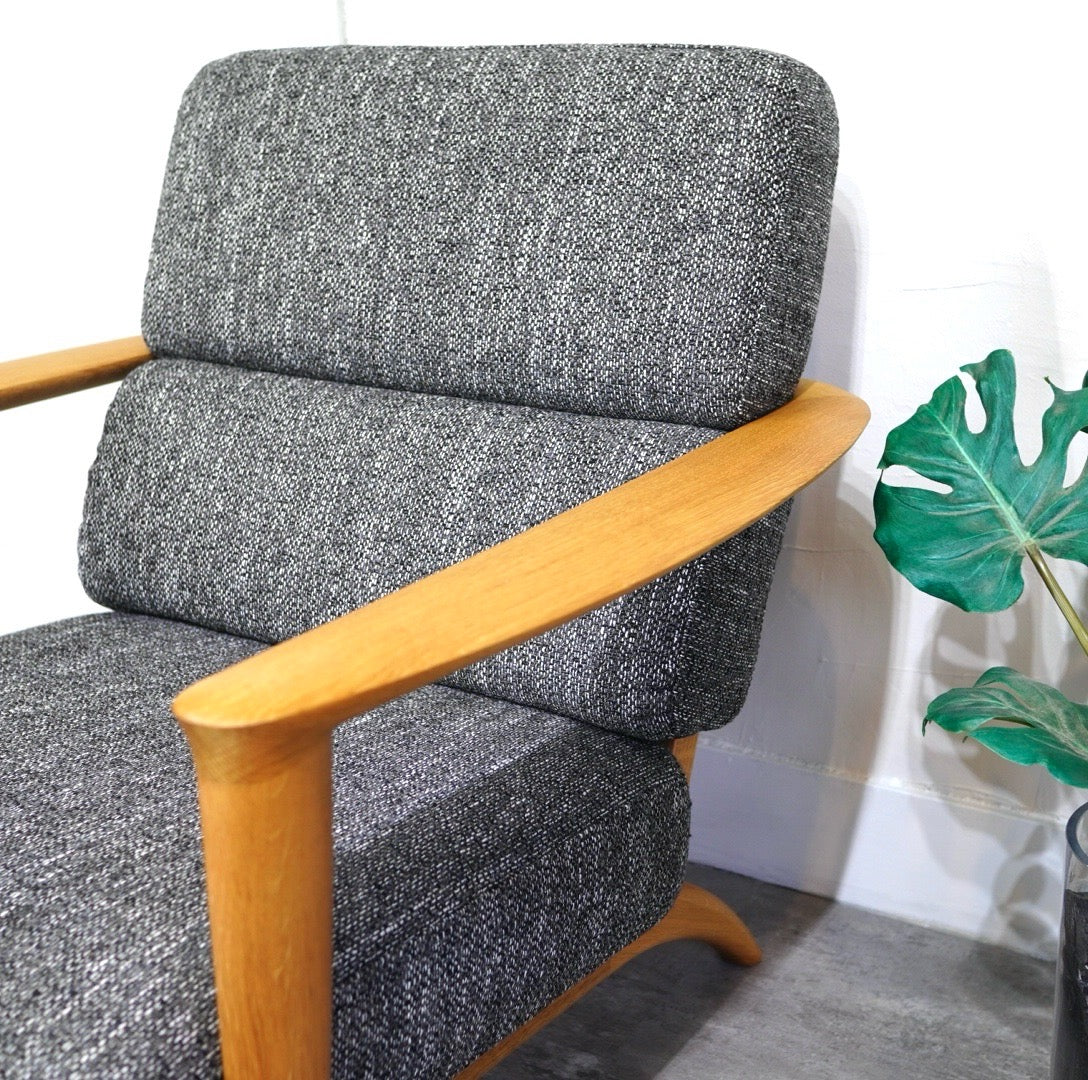 飛騨産業 / HIDA SEOTO 1Pソファ ローソファ 川上元美 グレー 天然木