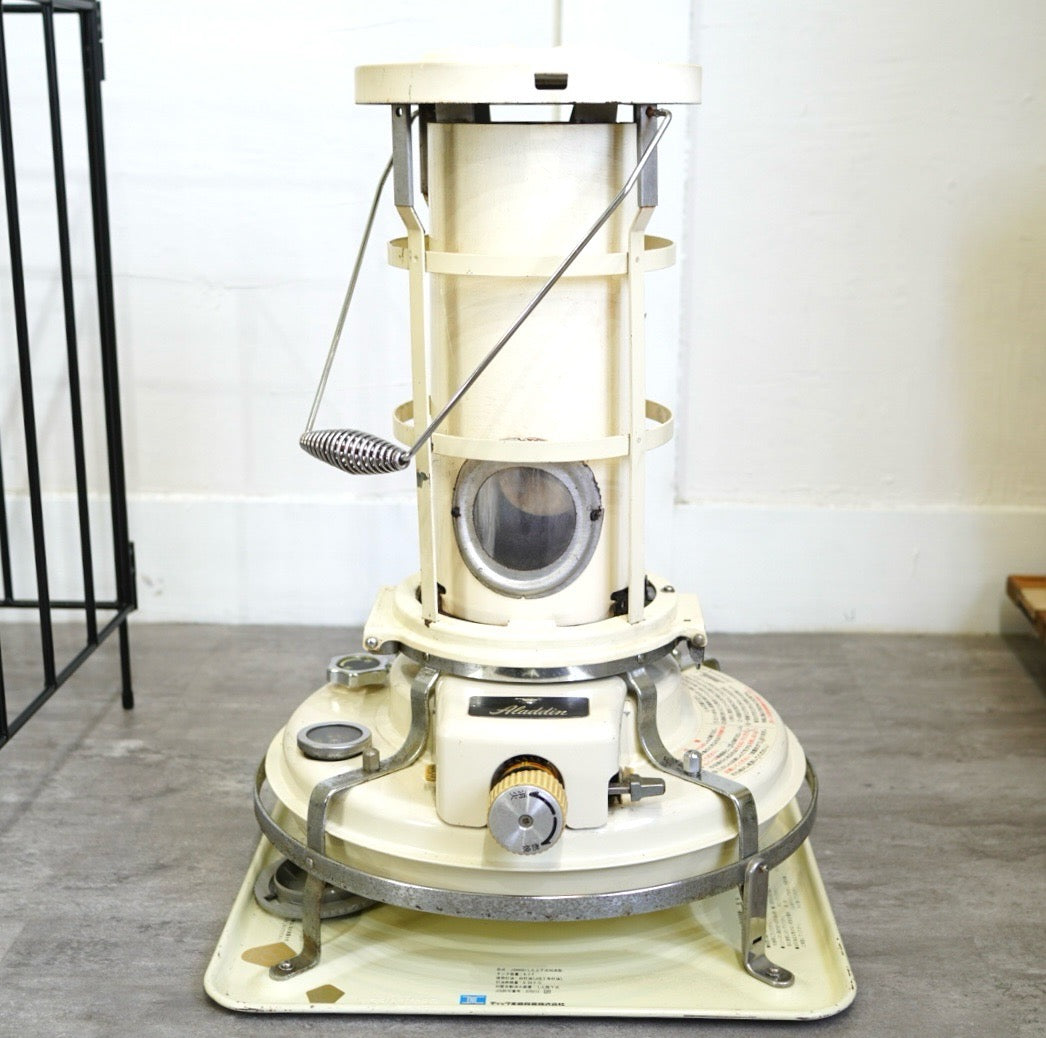 アラジンブルーフレームヒーター39型J390001Ⅲ(グリーン)サビ キズあり