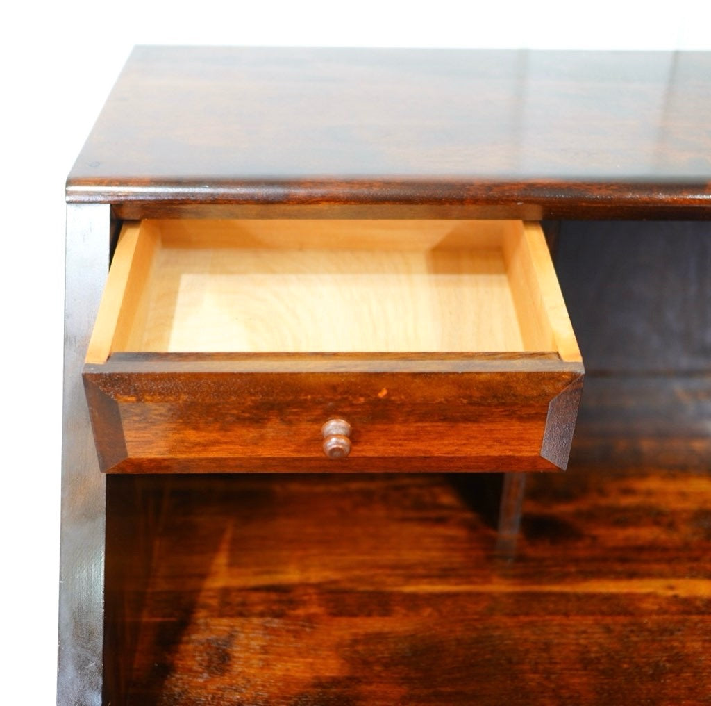 管988☆越後民芸☆和モダン☆ライティングビューロー☆文机☆ 管988