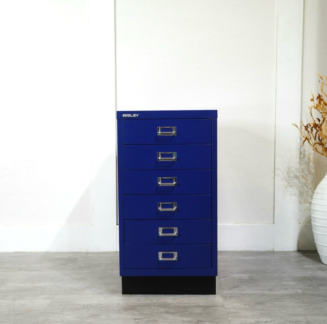 ビスレー / BISLEY BAシリーズ A3キャビネット 6段 ブルー 中古 デスク