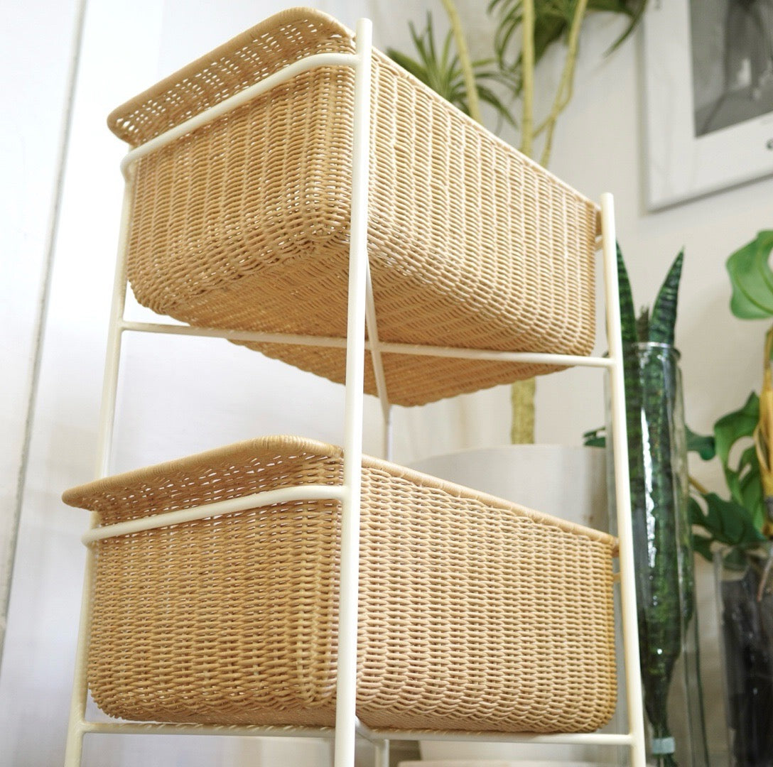 イデー / IDEE ワラビー / WALLABY バスケット スタンド ホワイト 中古