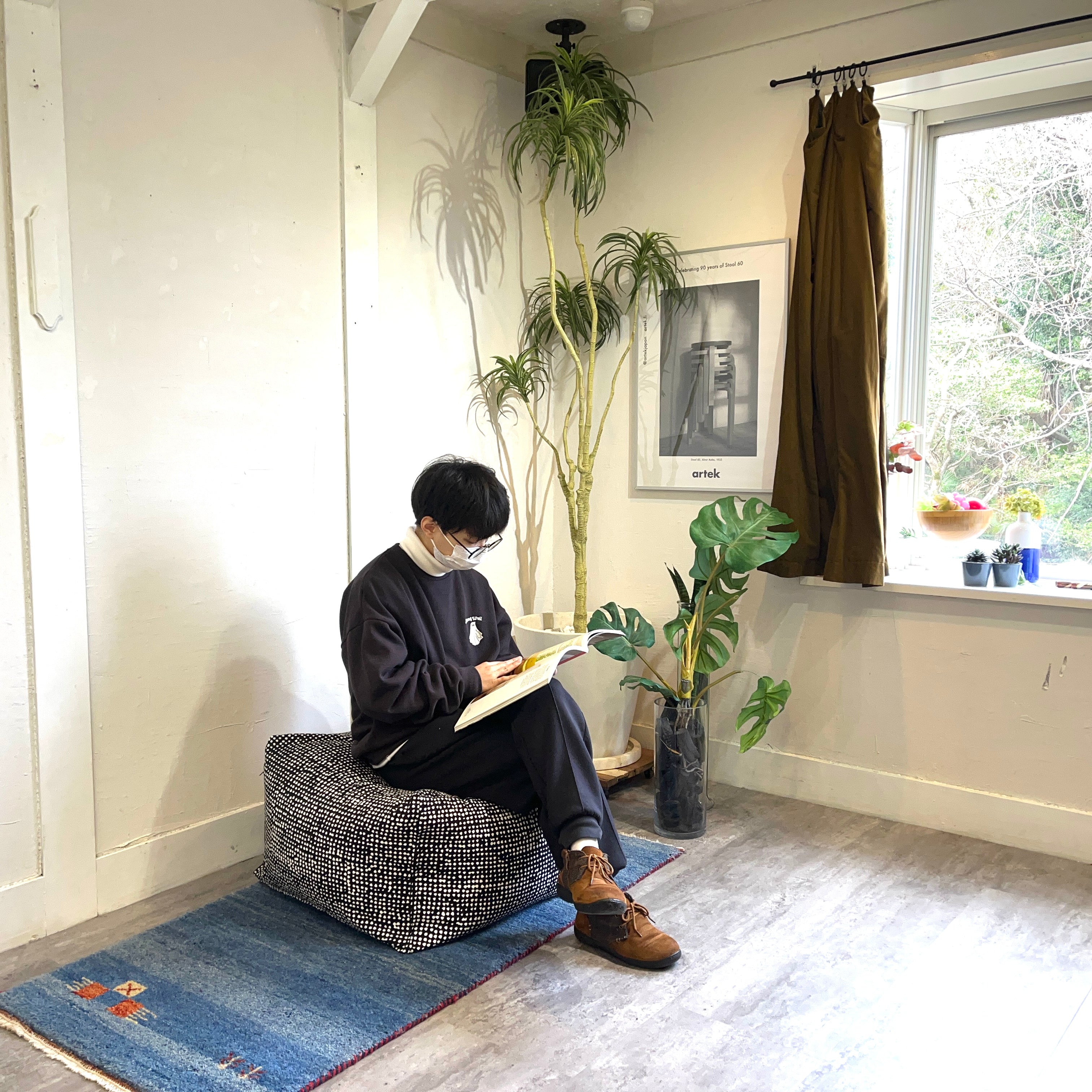 マリメッコ / marimekko Orkanen Puffi クッション ビーズクッション