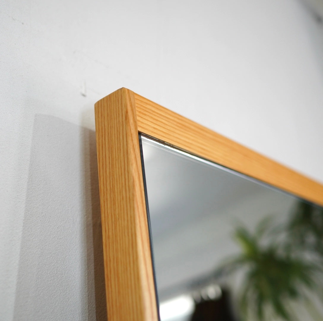 塩川光明堂 コムミラー002 姿見 全身鏡 180×90 オーク 中古 大き目