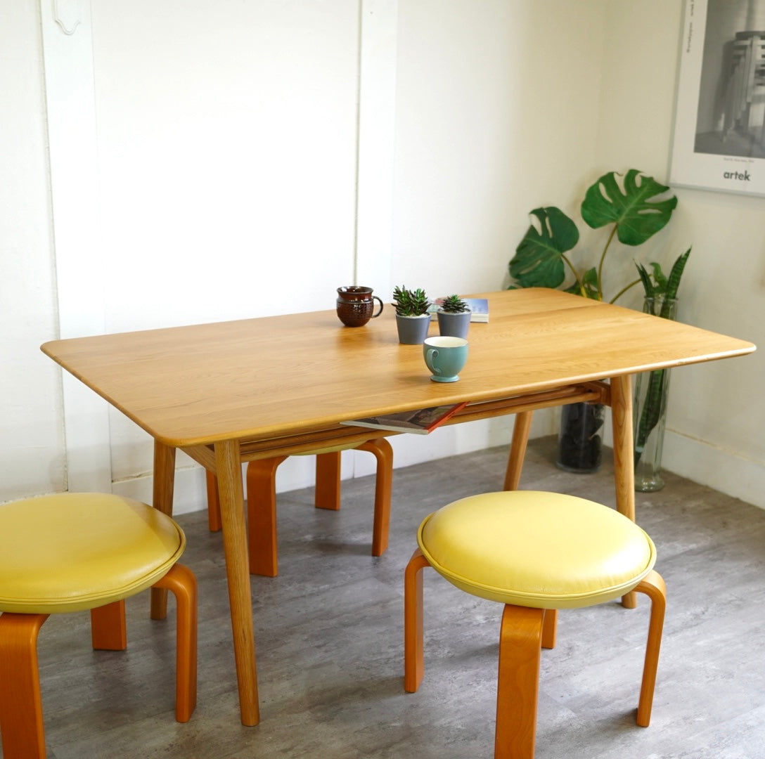 ウニコ / unico キナ / KINNA ダイニングテーブル W1400 中古 オーク