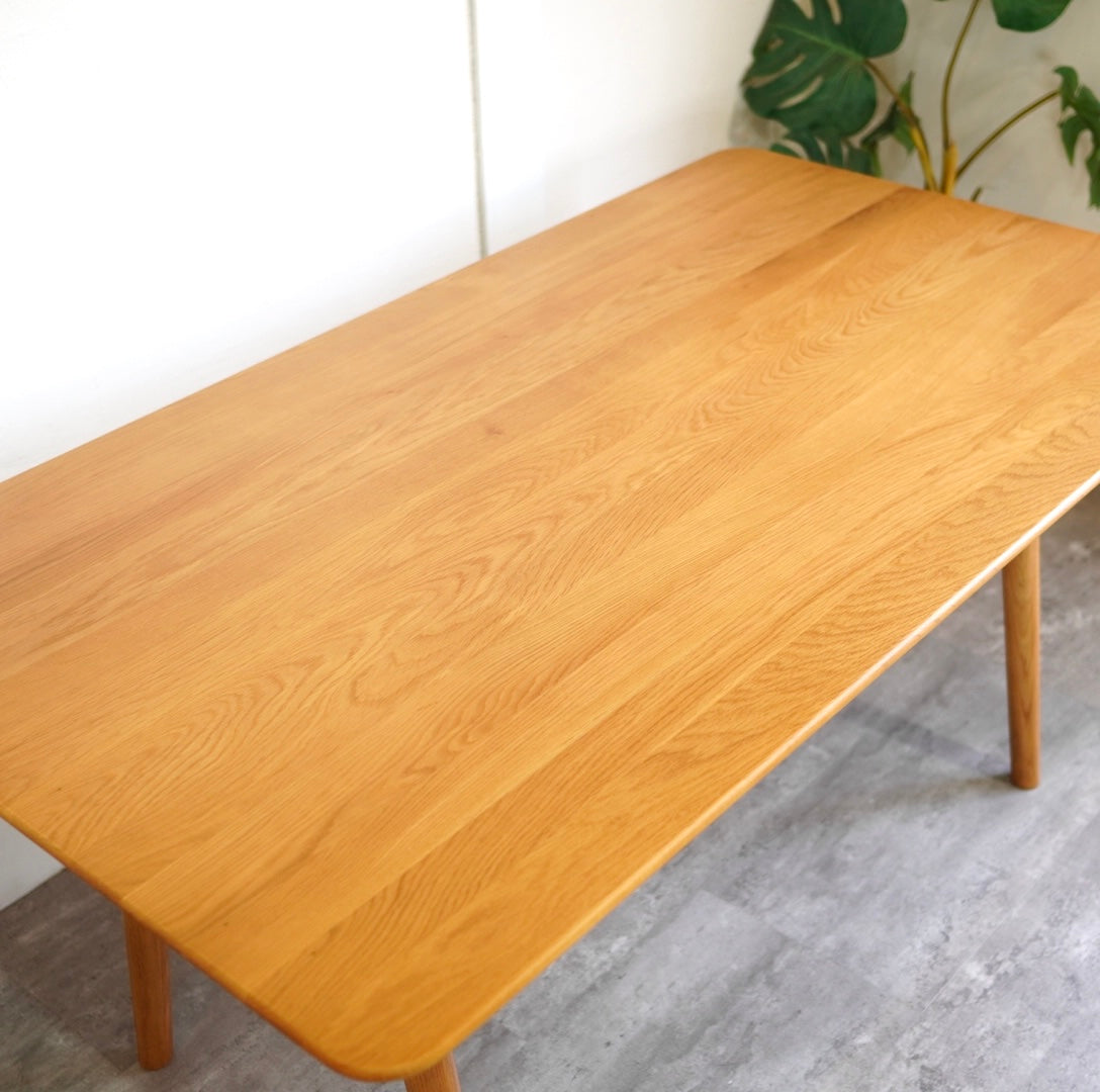 ウニコ / unico キナ / KINNA ダイニングテーブル W1400 中古 オーク