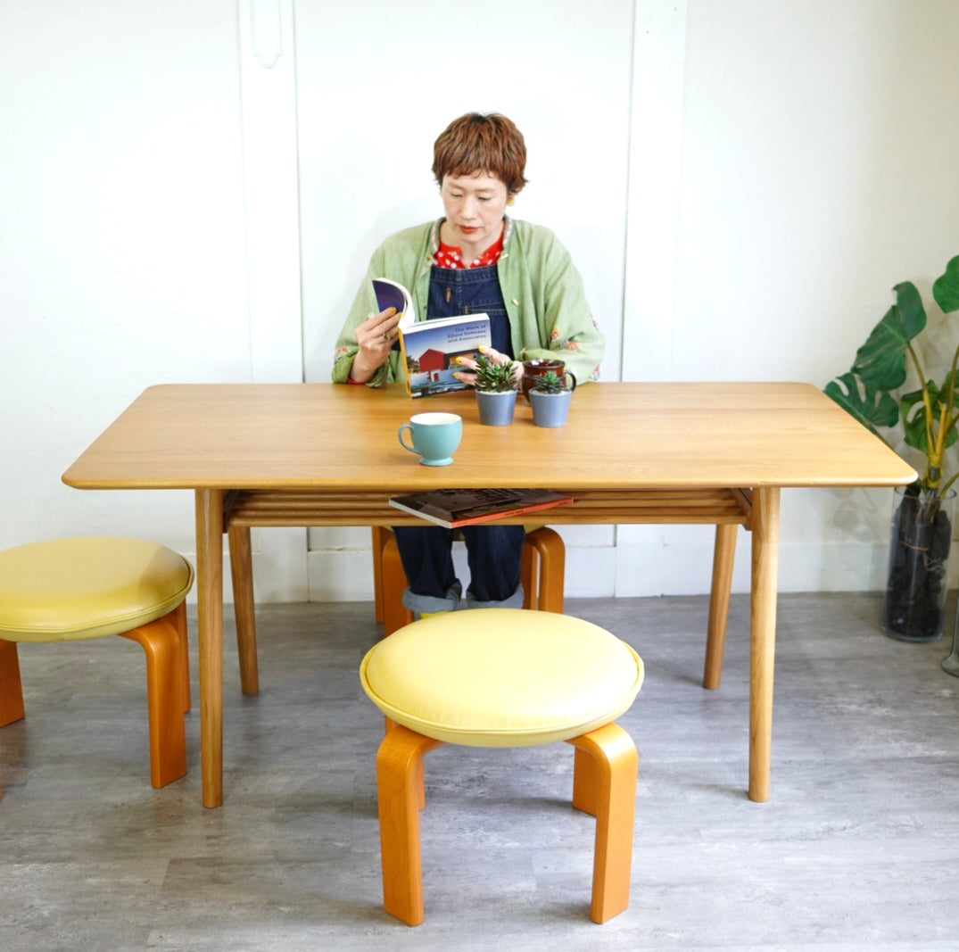 ウニコ / unico キナ / KINNA ダイニングテーブル W1400 中古 オーク