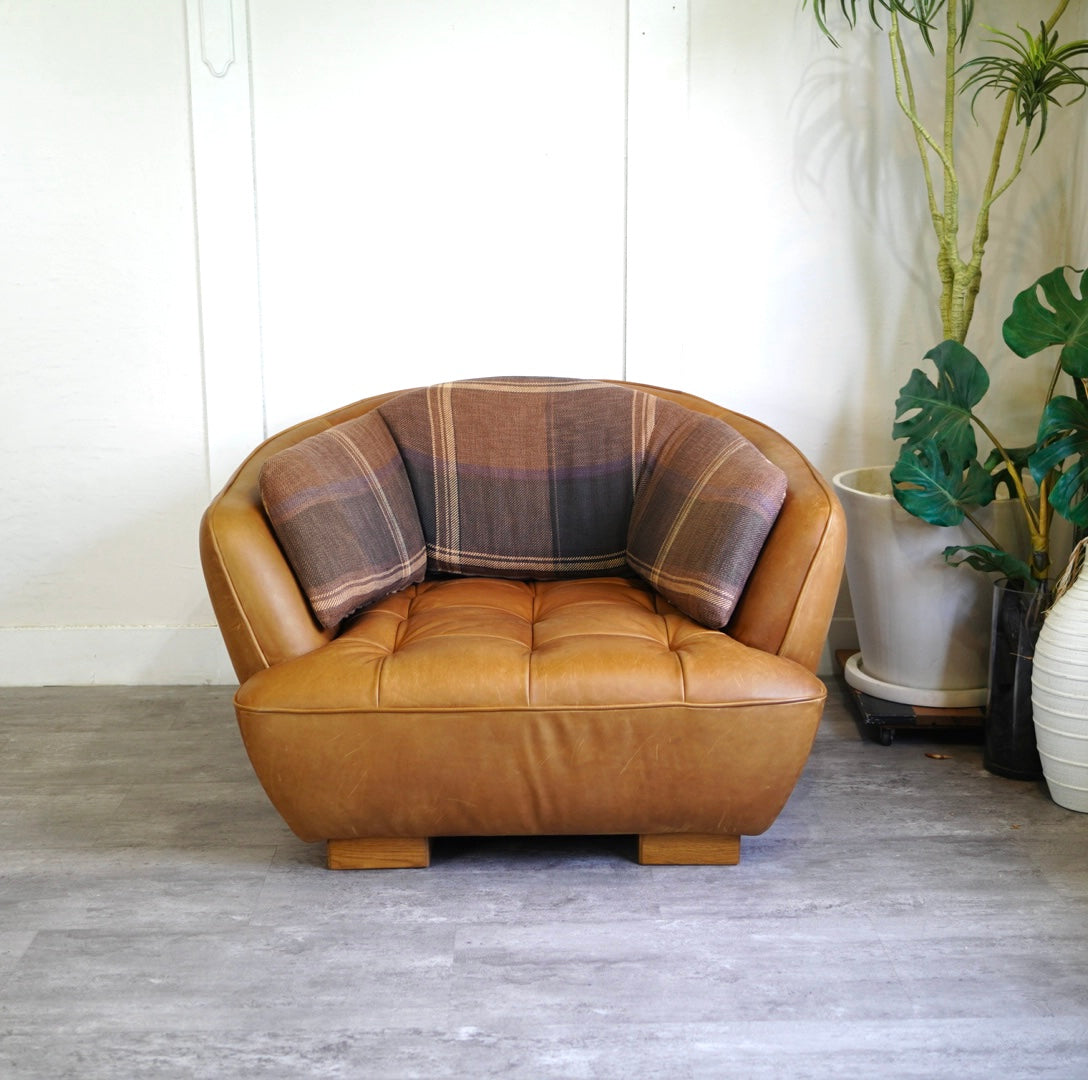 クラッシュゲート オピアムソファ 1人掛け レザー 関家具 オピアム