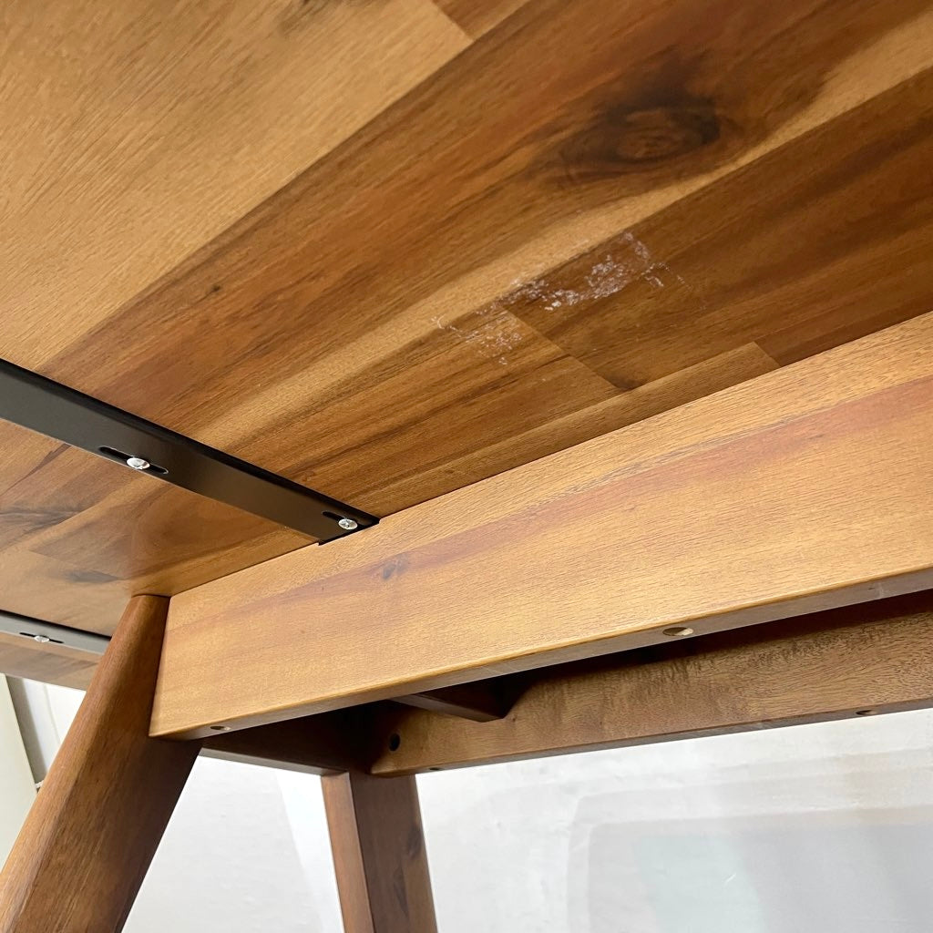 ウニコ/unico スウェラ/SWELLA ダイニングテーブル W1200 アカシア材 中古