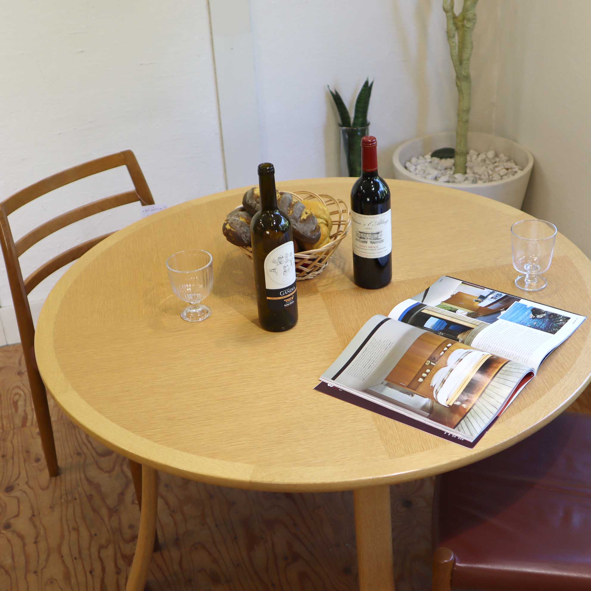 カンディハウス/CONDE HOUSE ルントオム/RUNT OM 丸テーブル