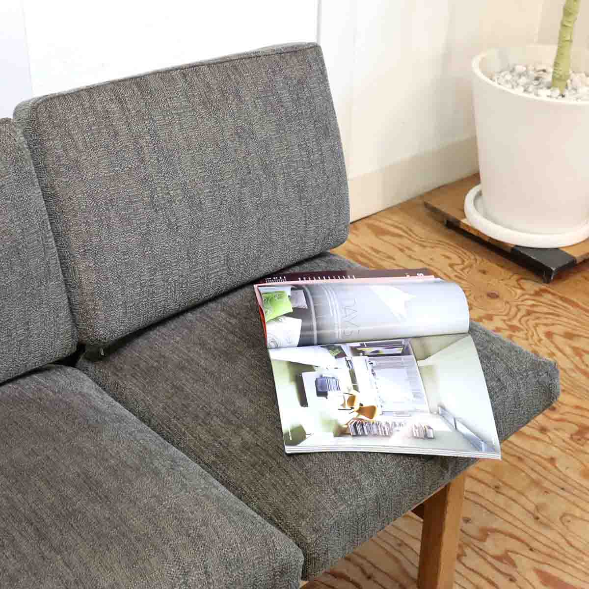 モモナチュラル / MOMO NATURAL NORD STANDARD 2P ダイニングソファ 2