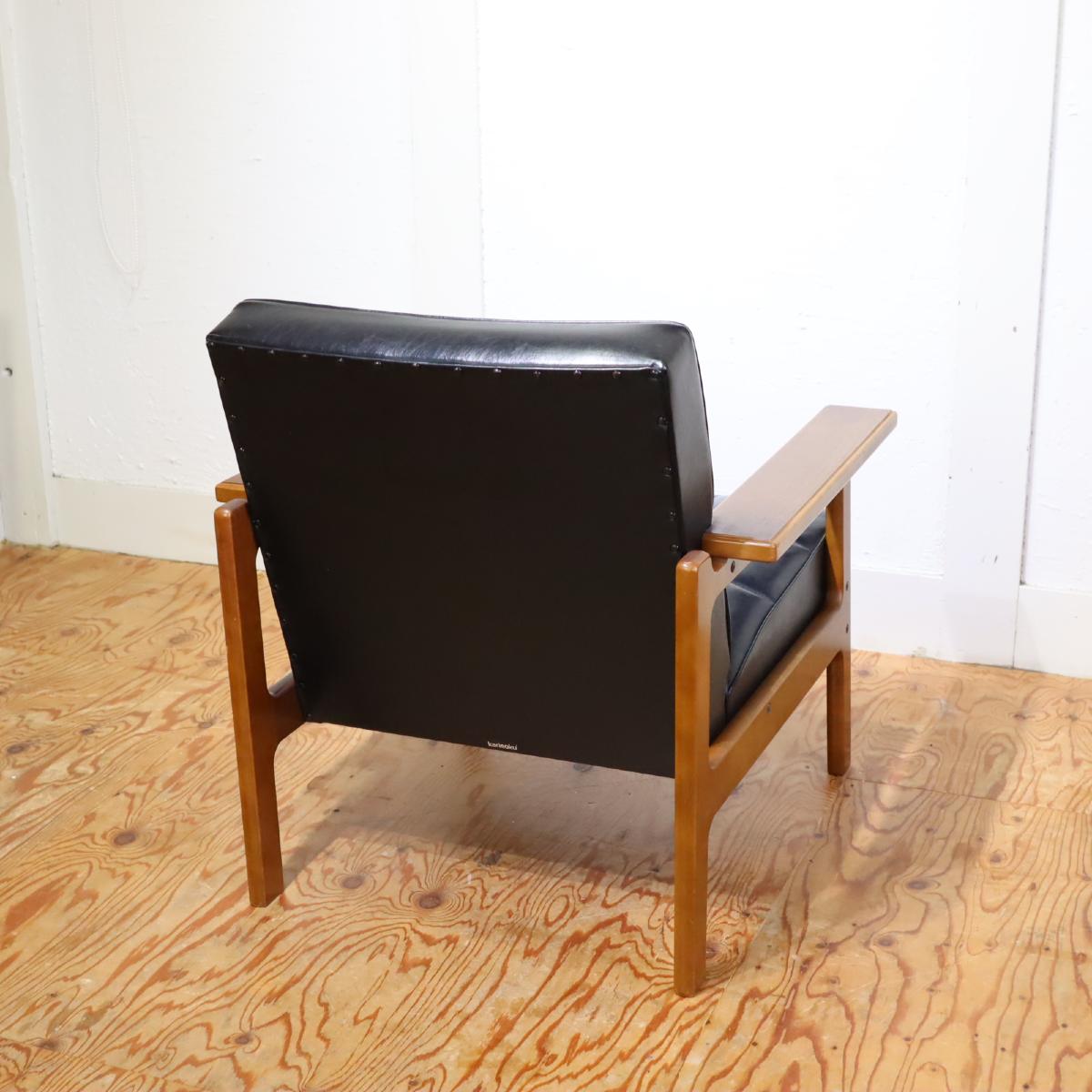 karimoku / カリモク家具 アームソファ Kチェア スタンダードブラック