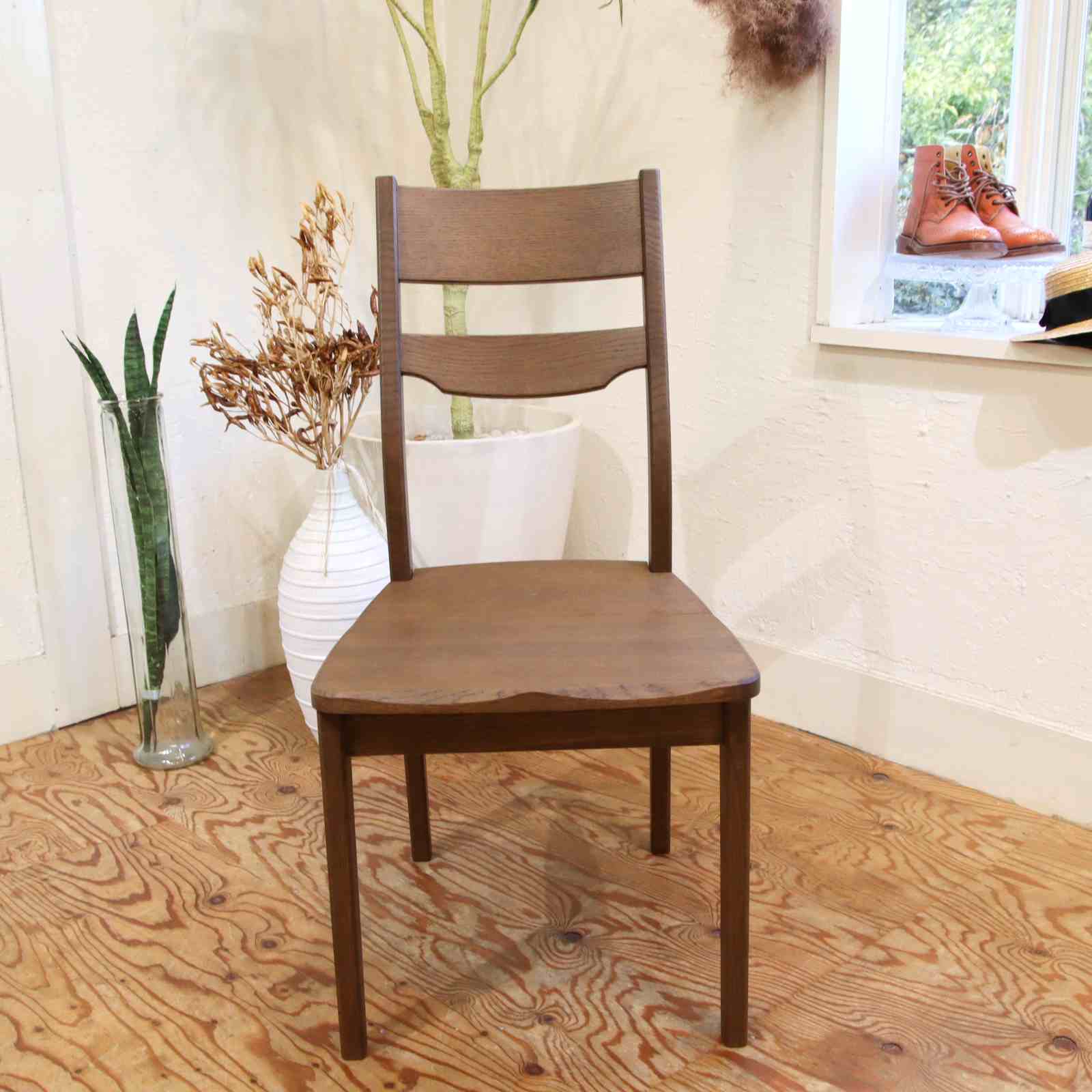 B*.様 Q1041 2脚セット キツツキ 飛騨産業 椅子 家具 チェア レトロ