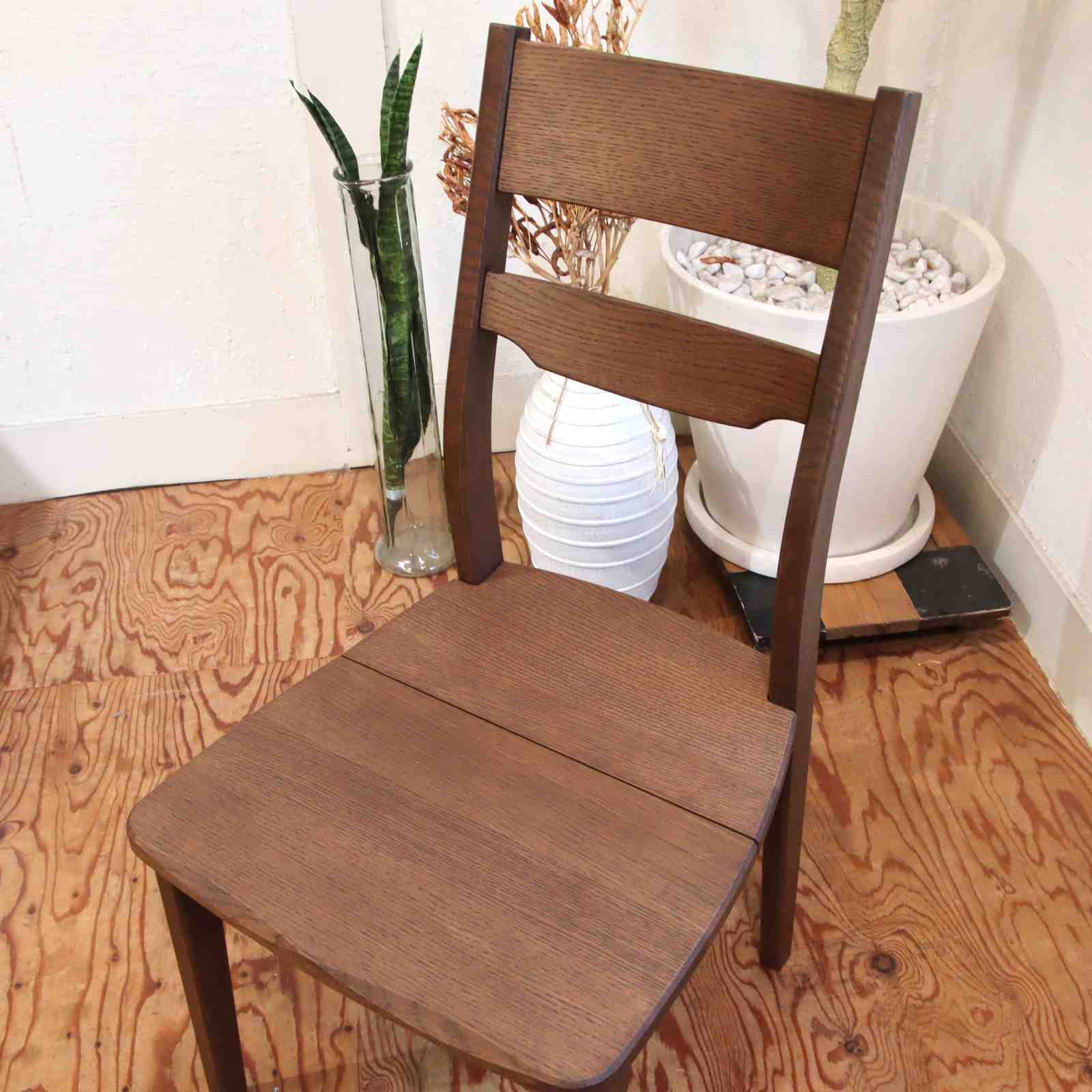 飛騨産業 / HIDA 木かげシリーズ ダイニングチェア【4】キツツキマーク