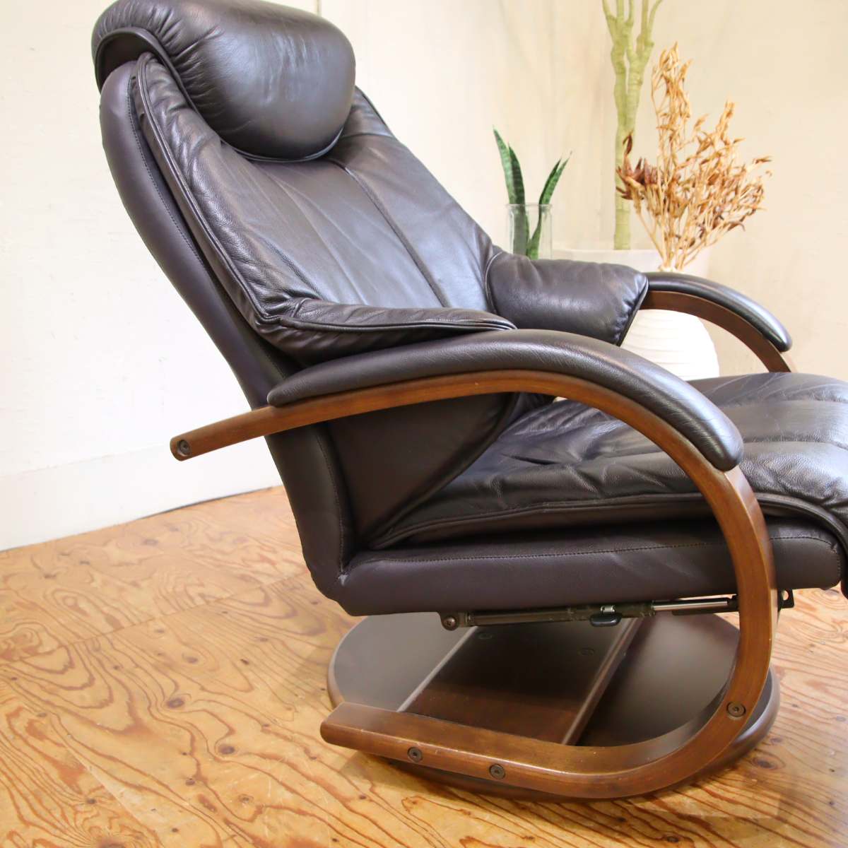 冨士ファニチア / FUJI FANITURE リクライニングチェア オットマン