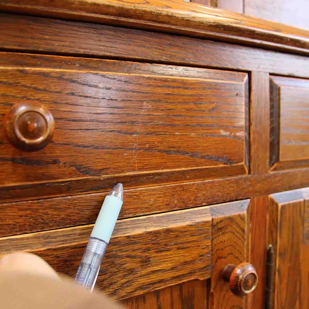 三越 ブルージュ カントリーハウス カップボード 食器棚 3枚扉 中古