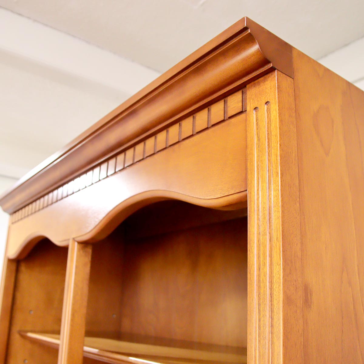 横浜ダニエル 書棚 オープン クラシック家具 本棚 ブックシェルフ