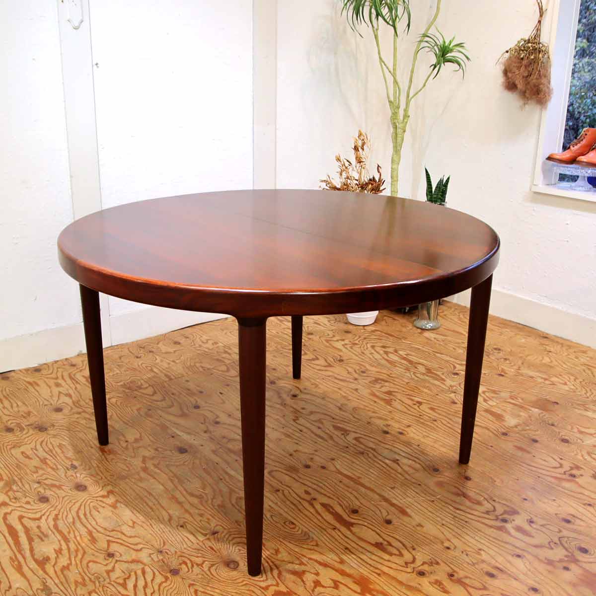ラウンド ダイニング テーブル デンマーク製 ローズウッド