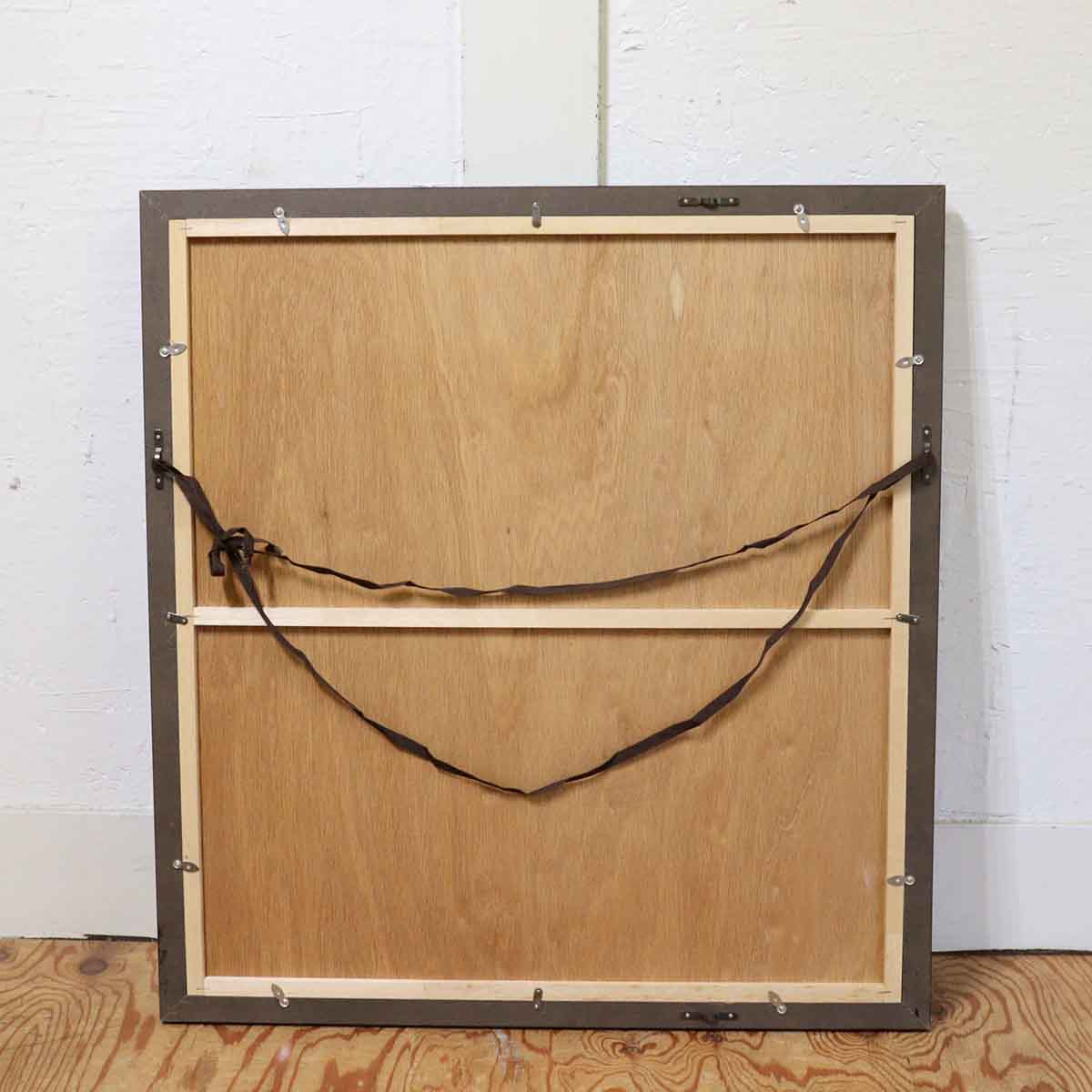 橋本明治 杉戸絵「桜」 木版画 絵画 中古