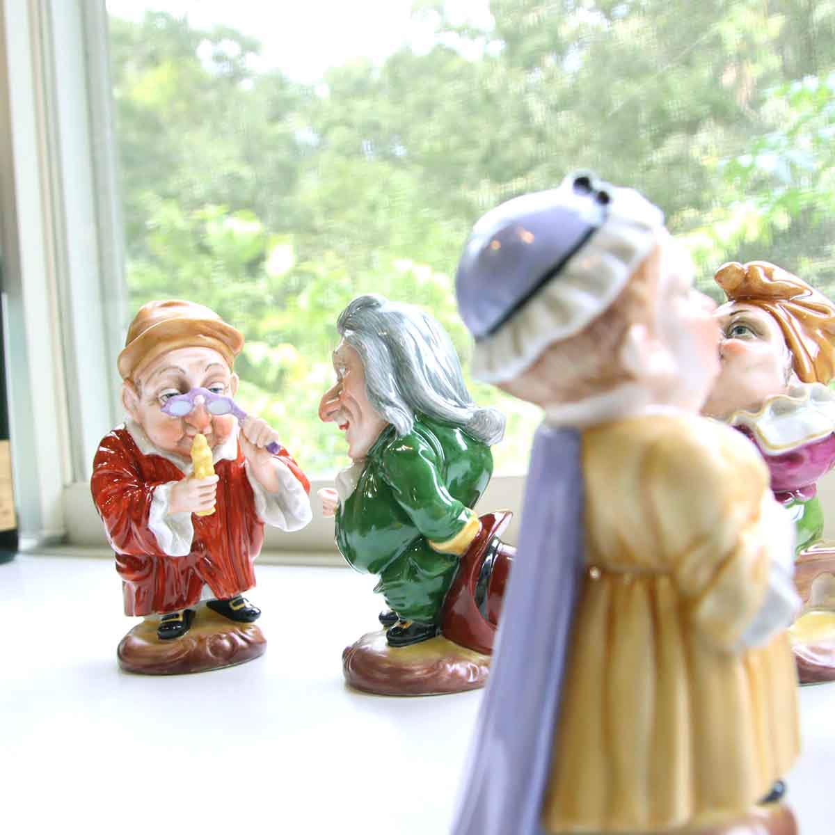 リチャードジノリ / Richard Ginori フィギュリン 8体 イタリア 中古