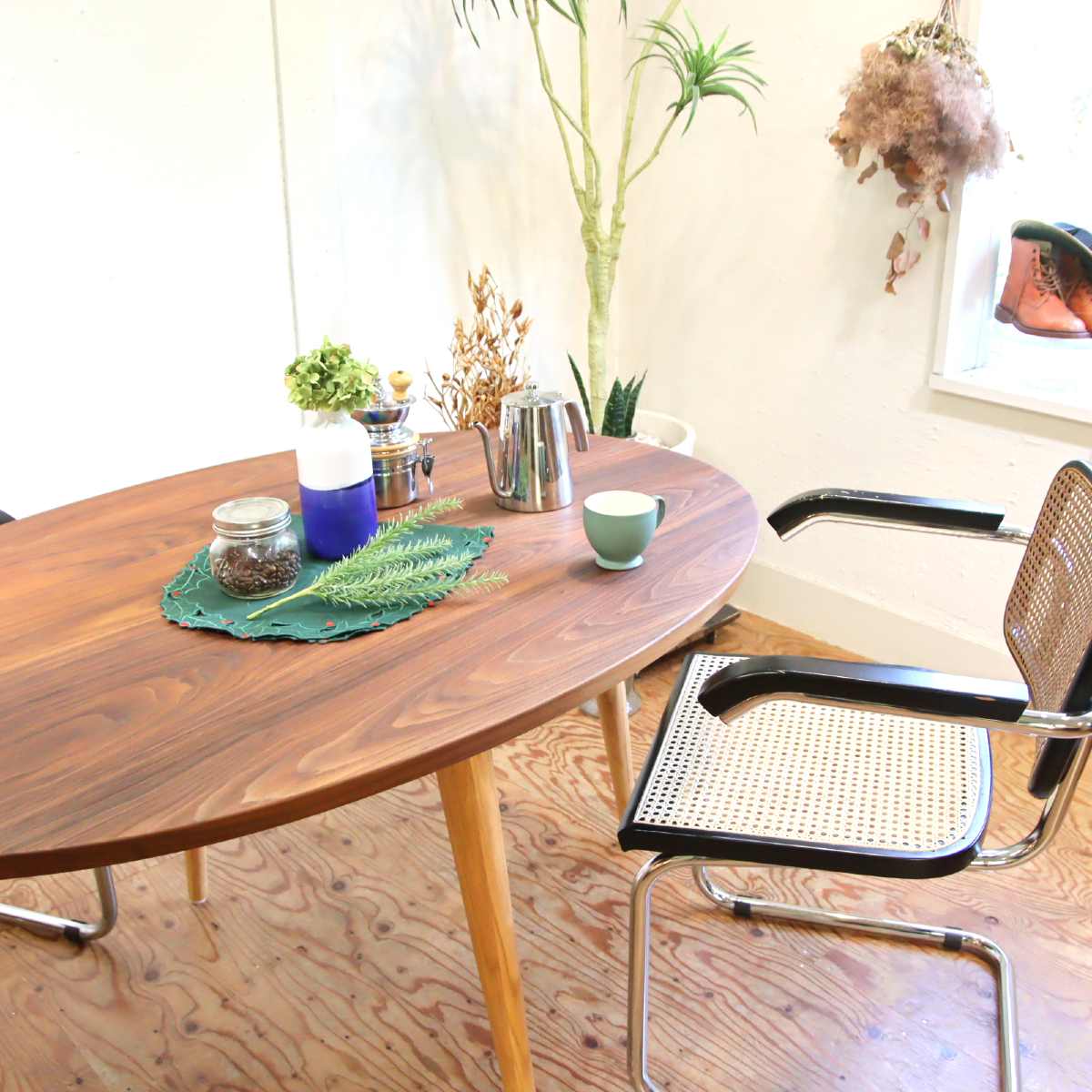 高山ウッドワークス オーバルダイニングテーブル 柏木工 WT32