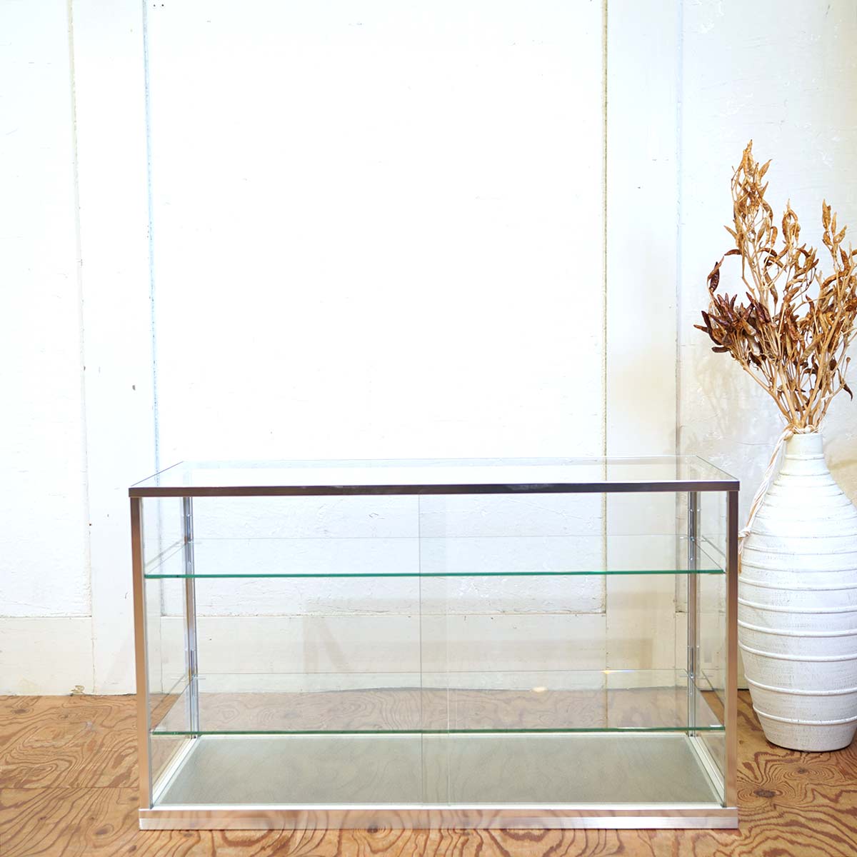 ガラスショーケース アルミフレーム ディスプレイケース コレクション
