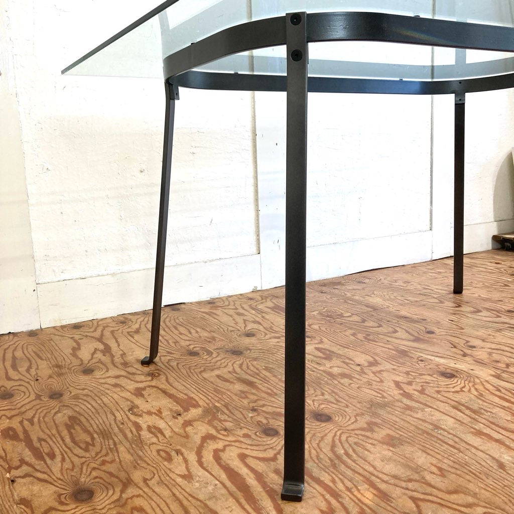 無印良品 / muji ガラス天板 ダイニングテーブル エンツォ・マーリ