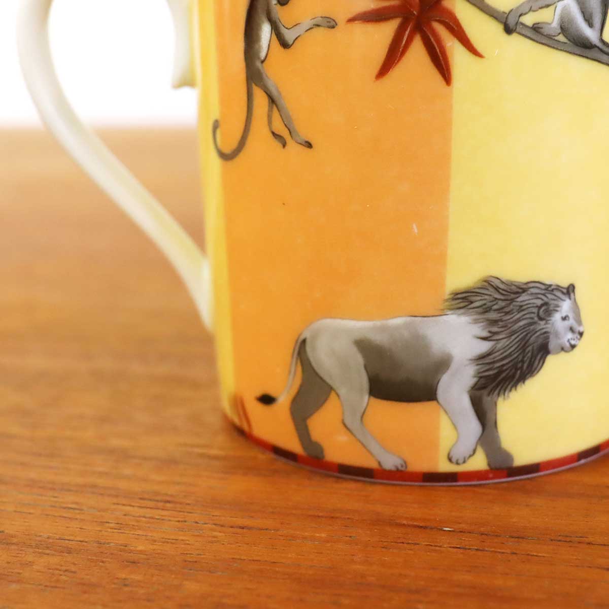 エルメス / HERMES アフリカ / AFRICA マグカップ ブラウン 中古