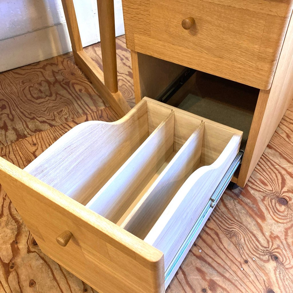 飛騨家具 飛騨産業 キツツキ 3杯引き出し コンソールテーブル/木製