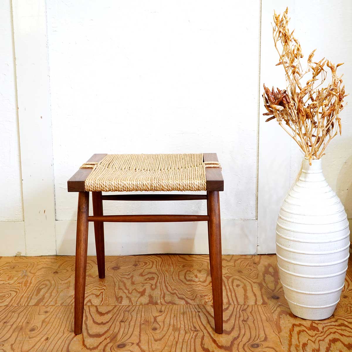 桜製作所 グラスシートスツール ジョージ・ナカシマ い草