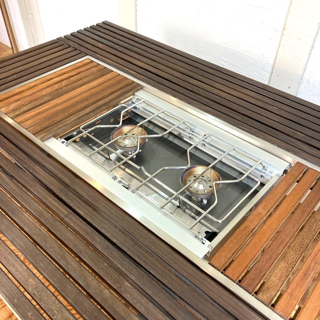 peak ガーデンユニットテーブル ウッドトップ 2PCS ガーデンユニット