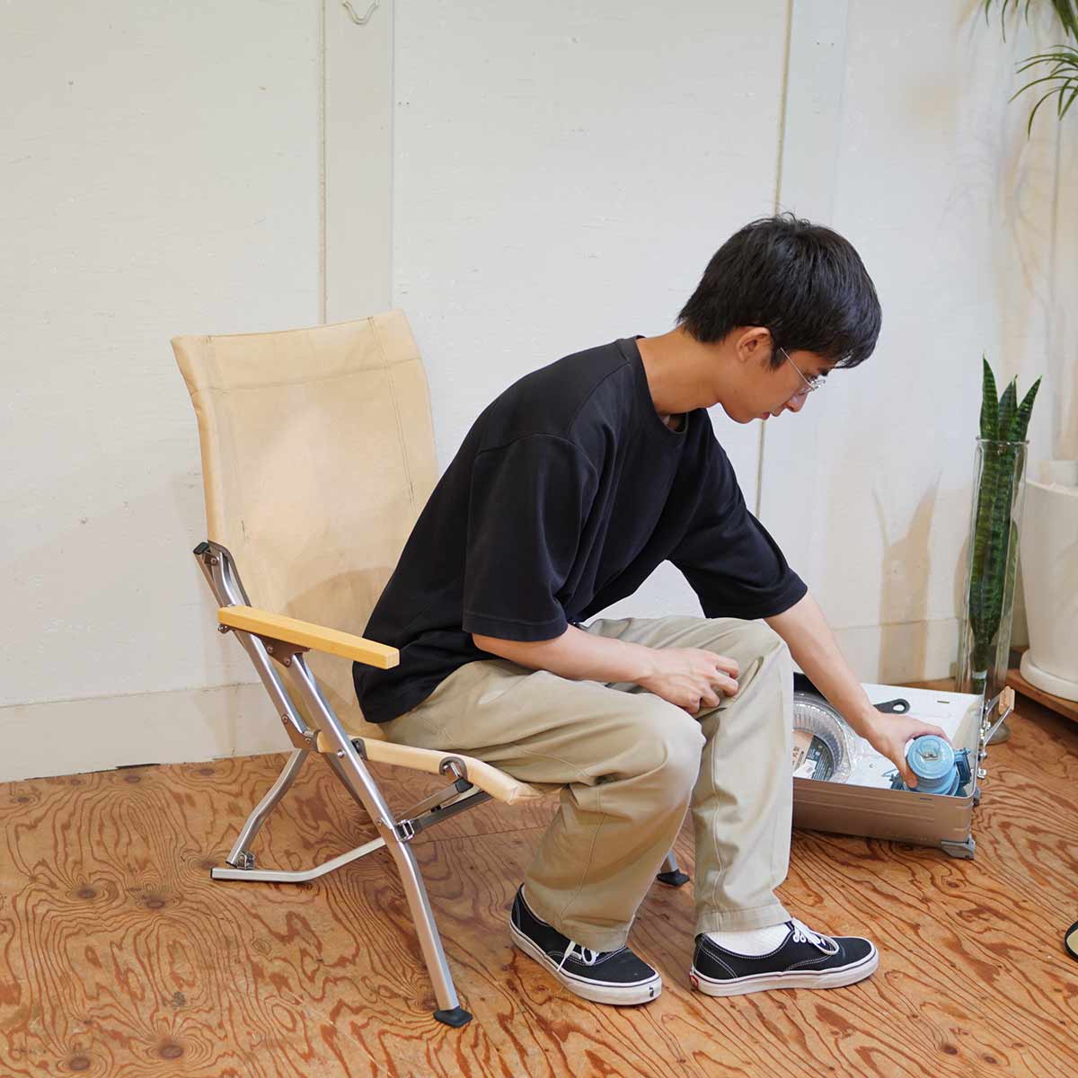 スノーピーク / snow peak ローチェア30 カーキ 折りたたみ チェア