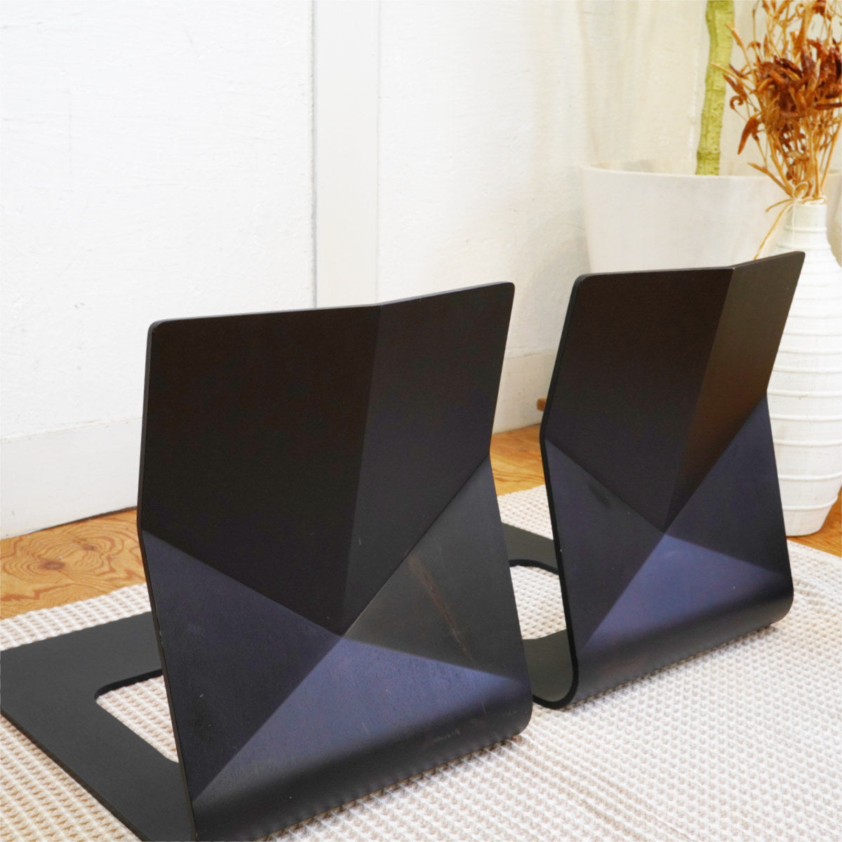 Tendo / 天童木工 座椅子 T-5812MR-BX 2脚セット 【1】和室 和