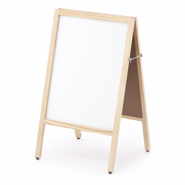 完売】ホワイトボードA型スタンド ナチュラル RFWBAS-NA | オフィス