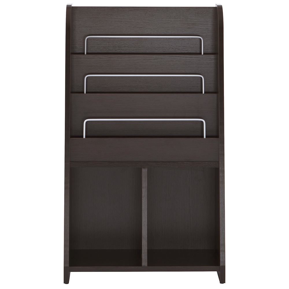 木製マガジンラックⅡ ハイ ダークⅡ RFMR2-DB2H | オフィス